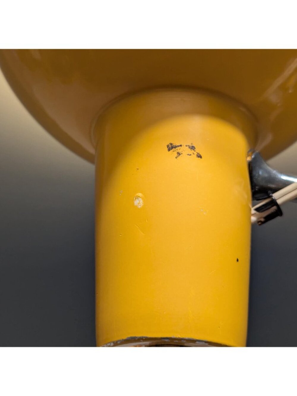 Vintage LUXO Yellow Articulated Desk Task lamp with Edge Clamp, Industrial MCM - Picture 7 of 15